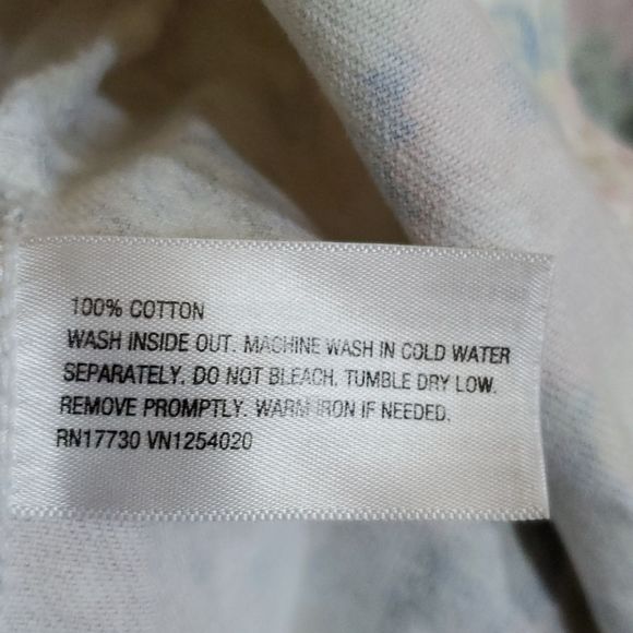 SOLD!! MOSSIMO Floral Denim Jacket - Size Large - Picture 6 of 6